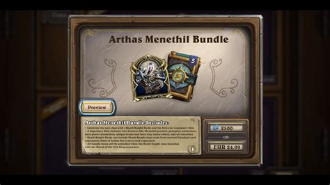 Arthas Menethil Legendary Skin Preview Youtube