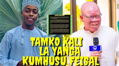 BREAKING NEWS YANGA WATOA TAMKO KALI KUHUSU FEISAL ATAKIWA KUFIKA