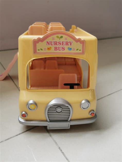 Sylvanian Families Nursery Double Decker Bus Hobbies And Toys Toys