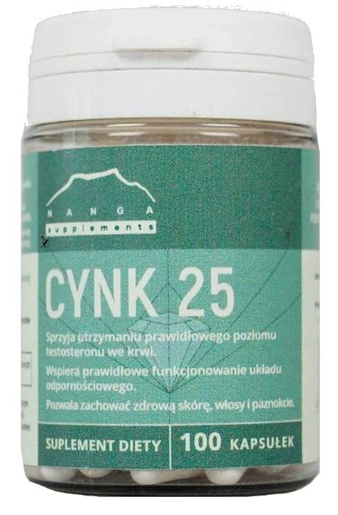 NANGA Pikolinian Cynku 125 Mg 100 Kaps CYNK 25 10869978868 Allegro Pl