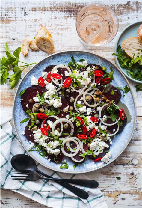 Minuten Rote Bete Salat Mit Kapern Und Feta Blitzschnell Gemacht F R