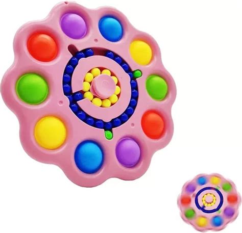 Pop It Fidget Toy Spinner Empurre Pop Bubble Sensorial Toy Venda Em