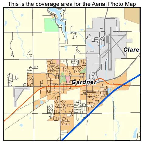 Aerial Photography Map of Gardner, KS Kansas