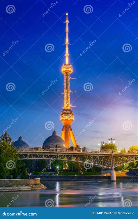 Tashkent Television Tower Uzbekistan Stock Photo Image Of Park Asia