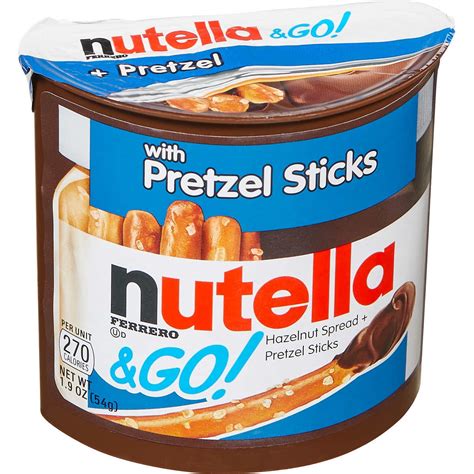 Buy Nutella And Go Hazelnut Spread With Pretzel Sticks 1 9 Oz 16 Ct Online At Lowest Price In