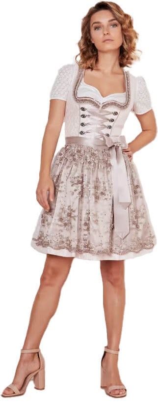 Dirndl Bruna Rose Taupe Cm Kopen Carnavalsland Nl