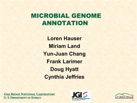 Automated Microbial Genome Annotation