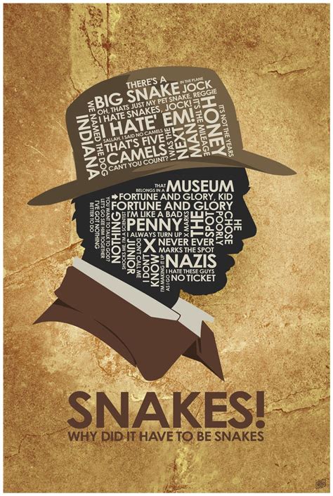 Raiders Of The Lost Ark Indiana Jones Snakes Why Did It Have To Be