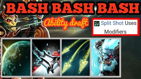 Dota 2 Ability Draft Bash Bash Bash Youtube