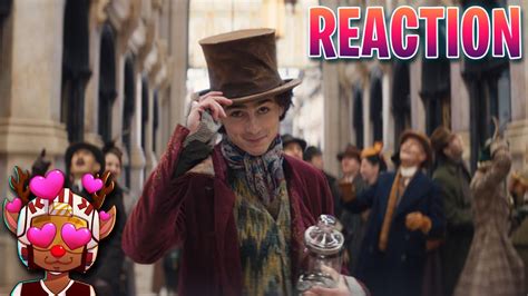 Wonka Official Trailer Reaction Timothee Chalamet Willy Wonka Youtube