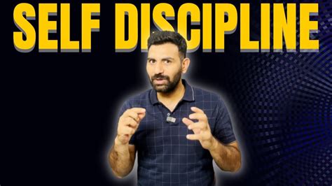 3 Keys To Build Self Discipline And Self Control Youtube