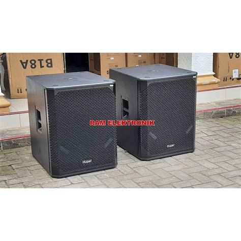 Jual Subwoofer Aktif Inch Huper B A B A Original Garansi Resmi