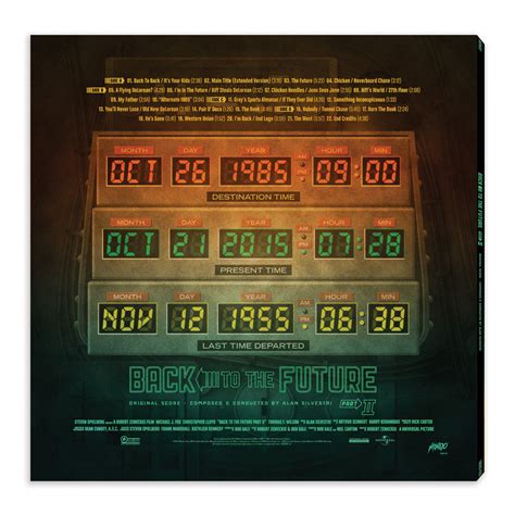 Back To The Future Full Album Artwork Mondo