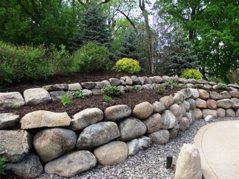 Big Boulder Retaining Wall — Randolph Indoor And Outdoor Design