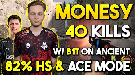 WTF 82 HS By M0nesy 40Kills W B1t On Ancient ACE QUADRO KILL