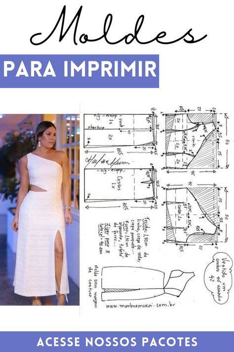 Kit De Moldes Em Pdf De Roupas Femininas Masculinas Infantis Roupas