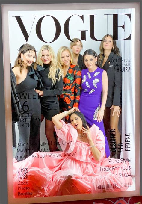 Magazine Cover Photo Booth Coco Photo Vogue New York Vogue Magazine