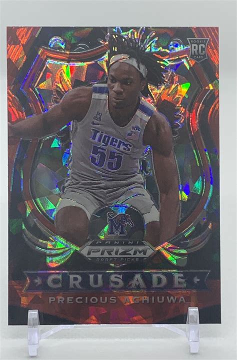 Precious Achiuwa Rookie Rc Panini Prizm Draft Picks Crusade Red