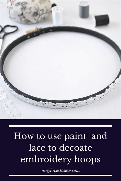 How To Decorate An Embroidery Hoop Painting Method Diy Embroidery Art Embroidery Hoop