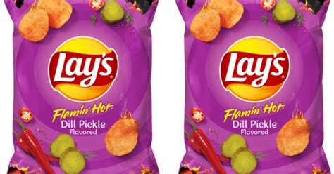 Lay S Flamin Hot Dill Pickle Potato Chips Are Back Permanently