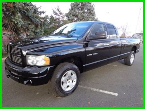 Purchase Used 2003 Dodge Ram 1500 Crew Cab 4x4 Slt Pickup Leather Loaded 8ft Bed No Reserve In