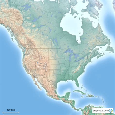 Topical Map Of Usa – Topographic Map of Usa with States