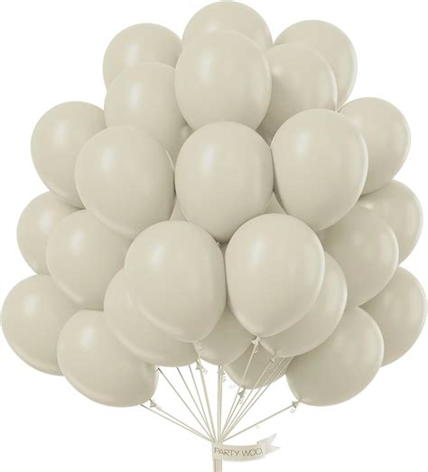 Amazon Partywoo White Sand Balloons Pcs Inch Boho White