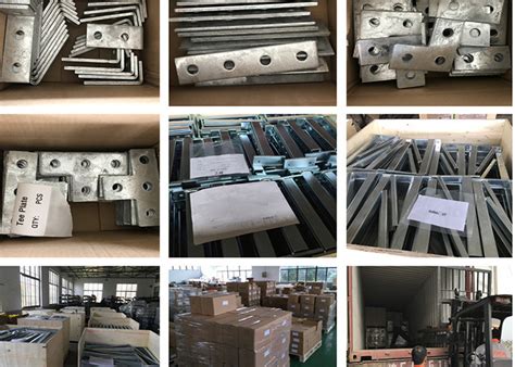 Hot Dipped Galvanized Strut Channel Fittings HDG Post Base Plate Metal Ss For Sale Strut