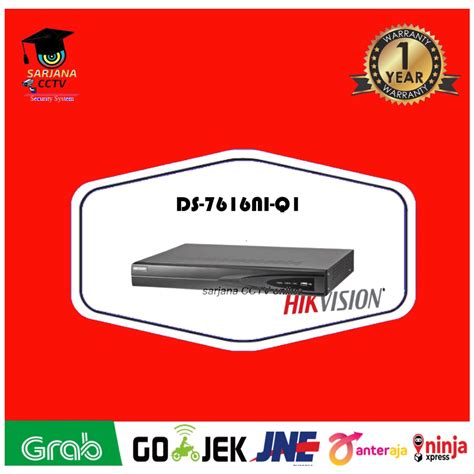 Jual HIKVISION NVR 16 CHANNEL DS 7616NI Q1 Shopee Indonesia