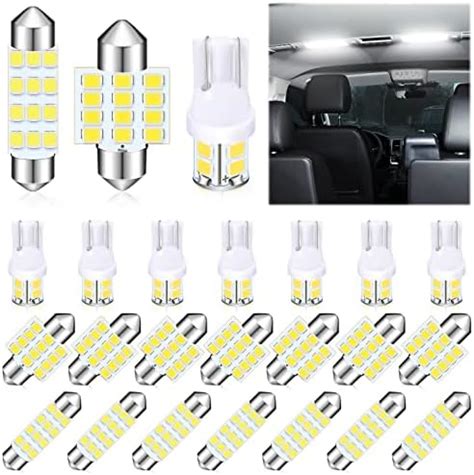 Tallew Pieces Dome Light Led Car Bulb Kit Set T Mm Mm Led