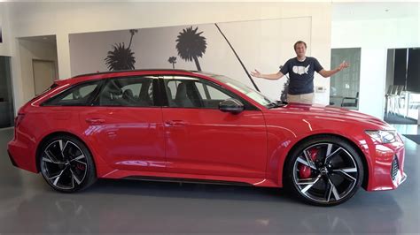 The 2021 Audi Rs6 Avant Is The Ultimate 130 000 Fast Wagon Youtube