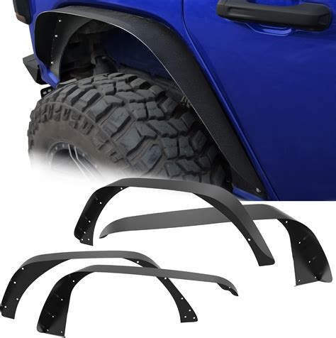 Amazon YITAMOTOR Flat Front Rear Fender Flares Compatible With