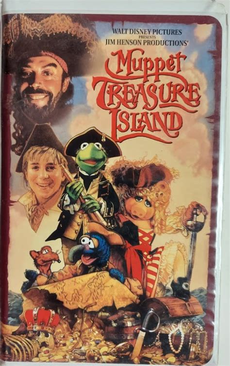 Vhs 1996 Vintage Movie Titled Muppet Treasures Island By Walt Etsy