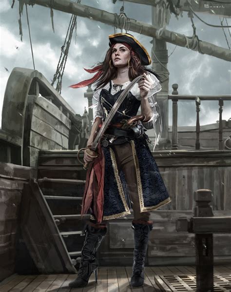 Pirate Girl Art