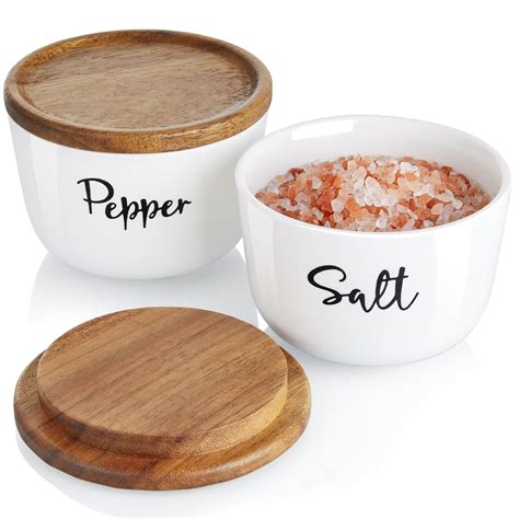 Buy Salt And Pepper S Dayyet Oz Salt Cellar With Lid Stacked