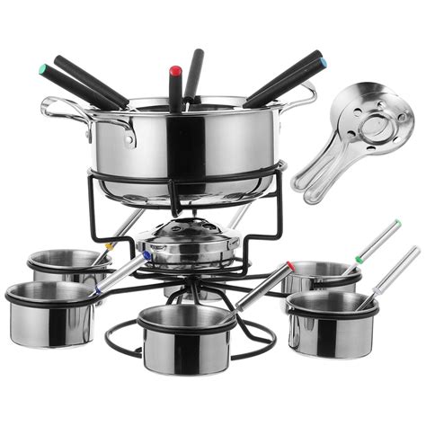 Axio 1 Set Alcohol Stove Cheese Fondue Pot Alcohol Stove Cheese Fondue Portable Stove