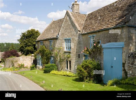 The Malthouse In The Cotswold Village Of Windrush Oxfordshire Stock