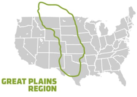 Map Great Plains Region - Share Map