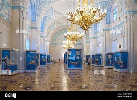 Saint Petersburg Russia February Interior Of The Alexander