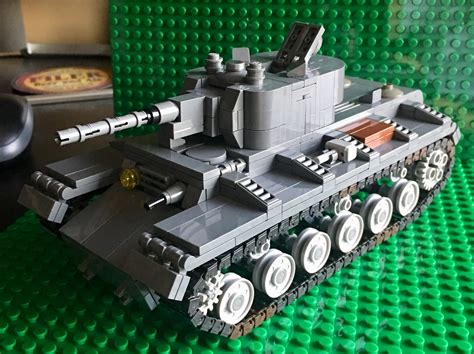 Lego Wwii Russian Kv Tank Mod The Kliment Vorosh Flickr