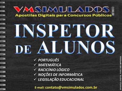 Inspetor De Alunos Apostila Digital Para Concursos P Blicos