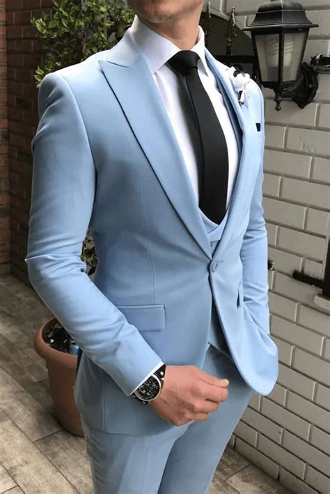 Say ‘i Do’ To Style The Perfect Blue And Grey Suit Wedding Look To Make You Stand Out Click