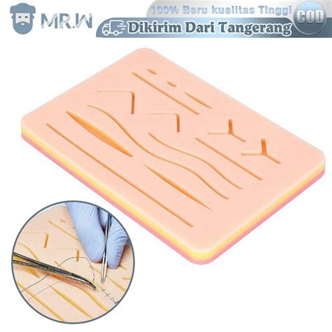 Jual Suture Pad Model Kulit Silikon Pad Sutura Latih Jahit Luka Medis