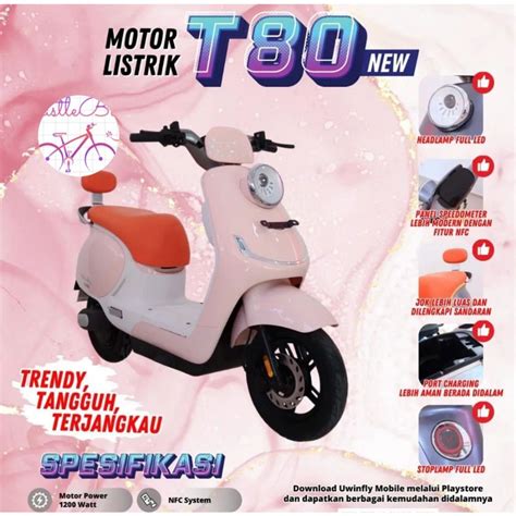 Jual Uwinfly T Motor Listrik Motor Power Watt Terbaru Shopee