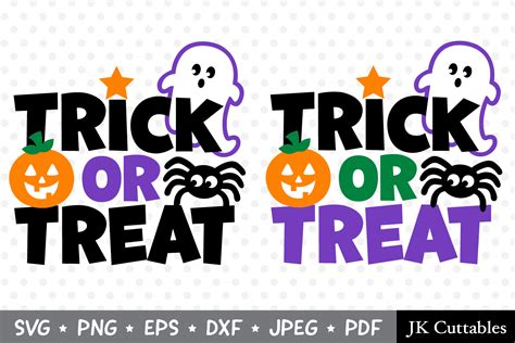 Halloween Svg Dxf Png Eps Halloween Cut Files Trick Or Treat Svg By Jkcuttables Thehungryjpeg