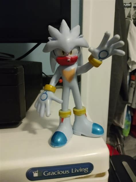 This Is A Bootleg Silver The Hedgehog Toy I Got For 999 Back In 2019 At The Larger Than Life