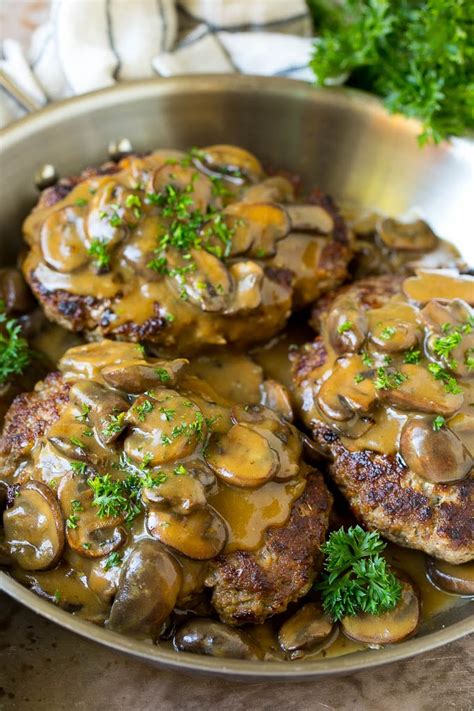 Bistec picado con salsa de champiñones Cazuelas Online