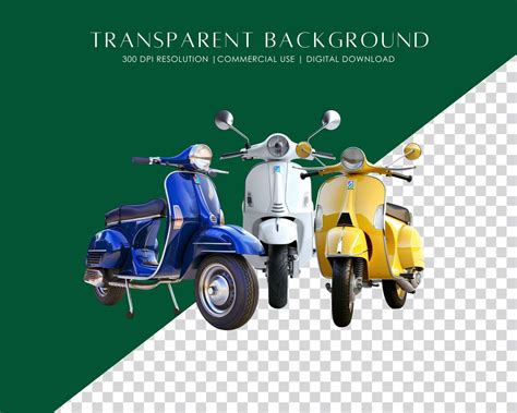 Scooter Clipart Vespa Clipart Realistic Vespa Clipart Vintage Vespa