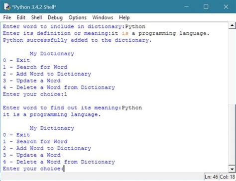 Python Dictionary