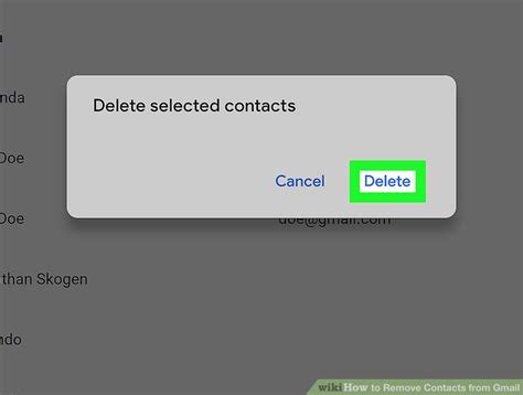 3 Ways To Remove Contacts From Gmail Wikihow